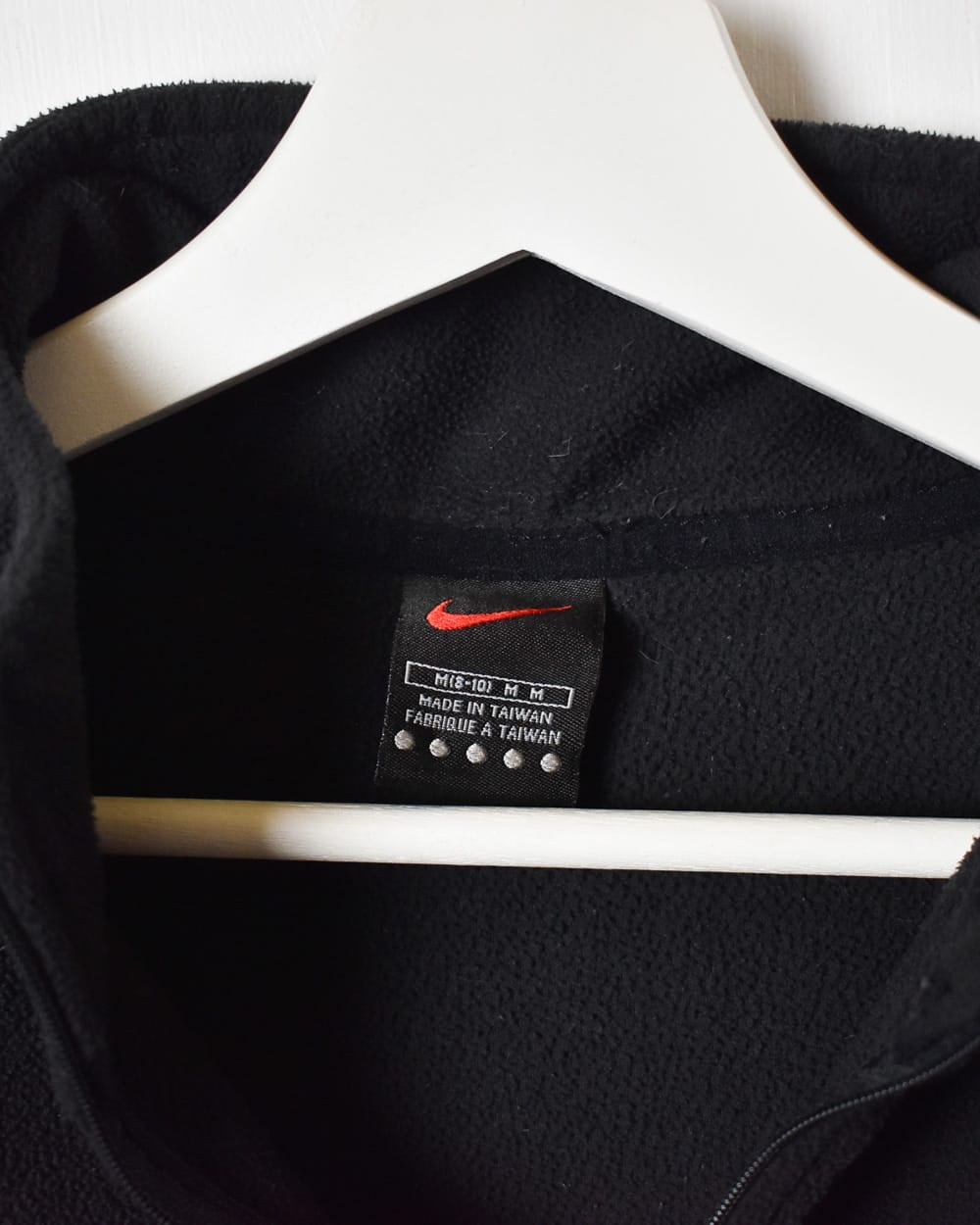 Black Nike 1/4 Zip Fleece - Medium Women's