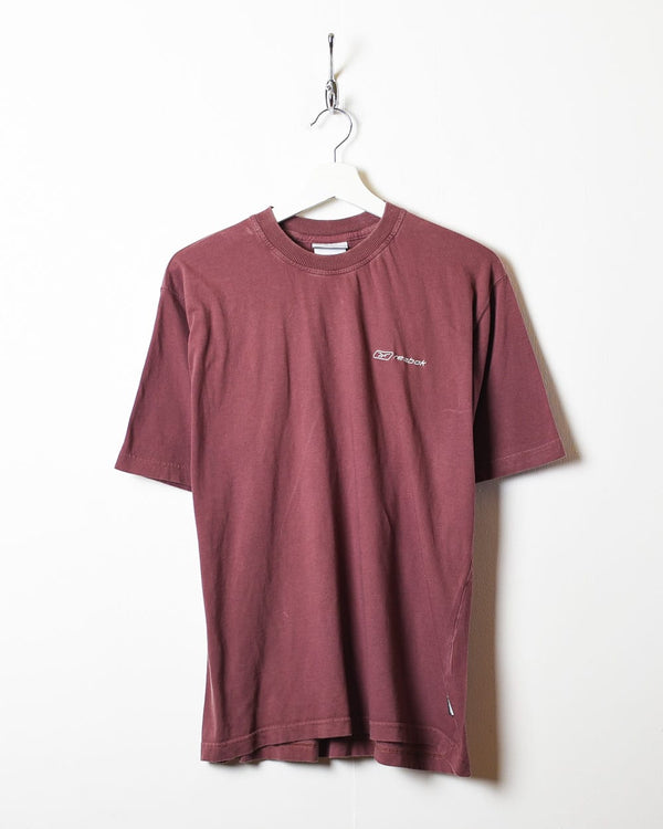 Maroon Reebok T-Shirt - Medium
