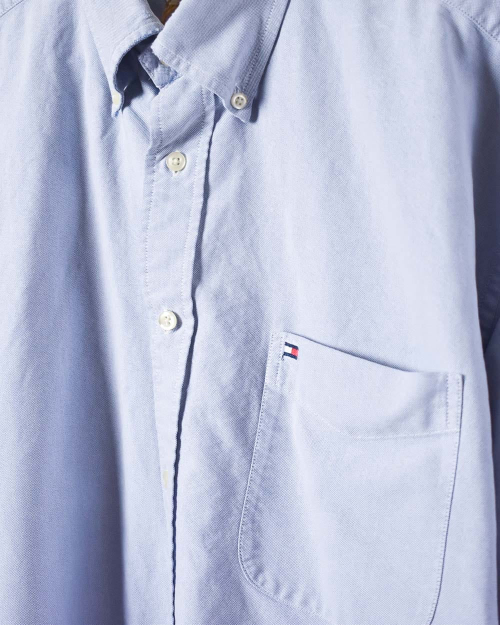 BabyBlue Tommy Hilfiger Short Sleeved Shirt - Large