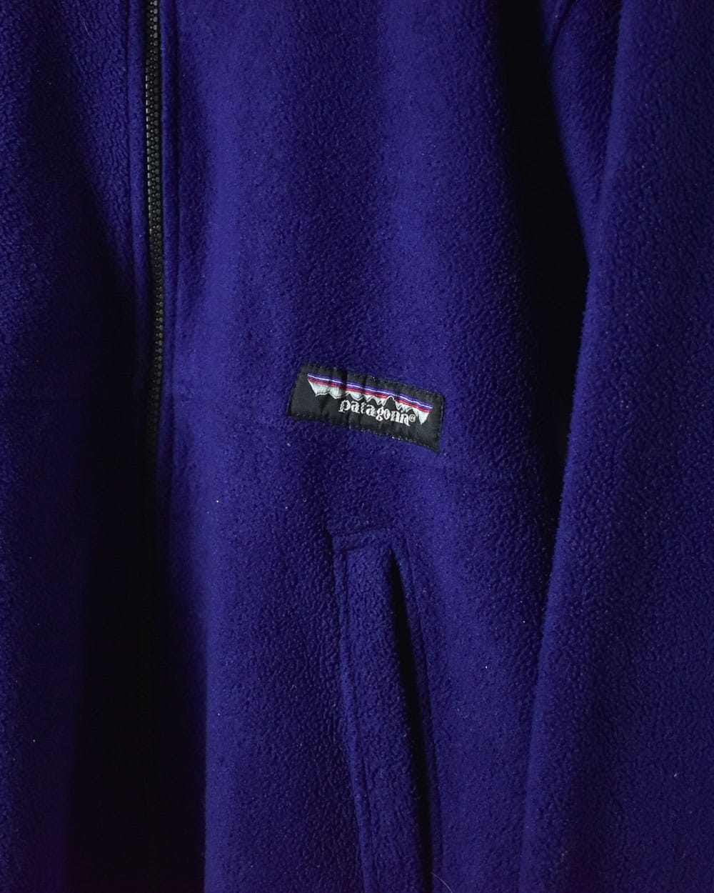 Purple Patagonia Zip-Through Fleece - Medium