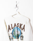 White Alaska Sweatshirt - Small