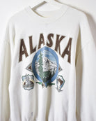 White Alaska Sweatshirt - Small