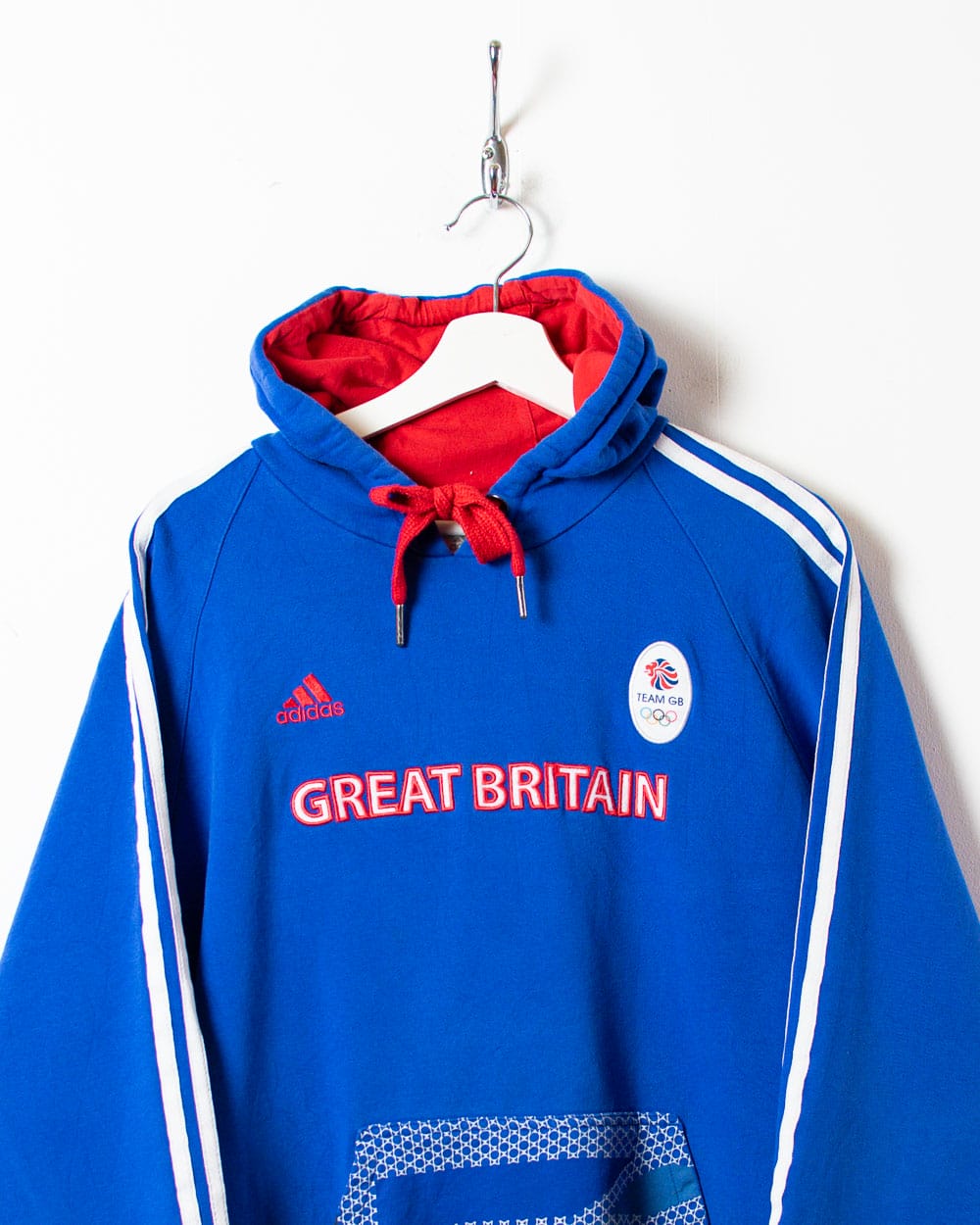 Blue Adidas Olympics 2012 Team GB Hoodie - Large