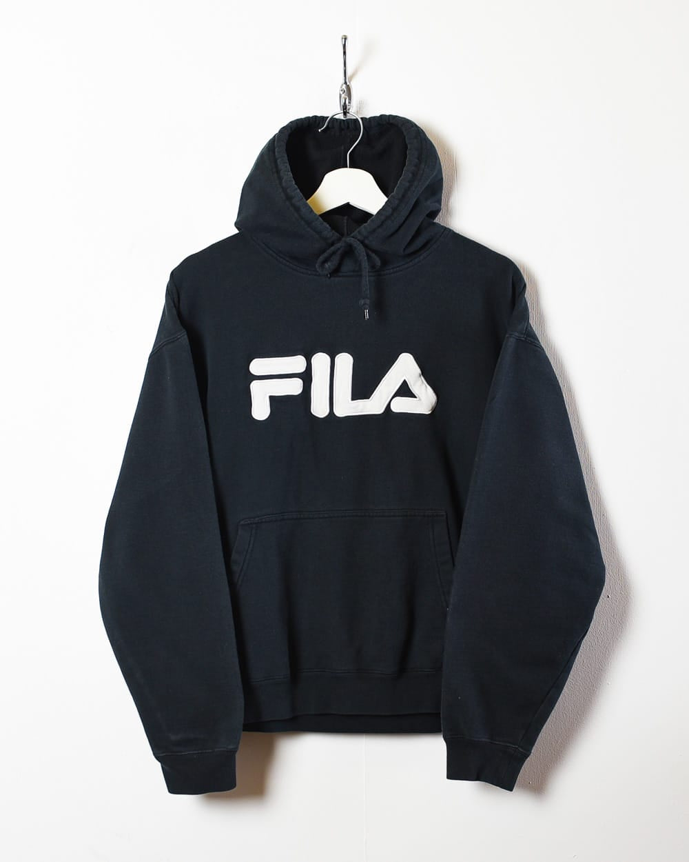 Black and deals white fila hoodie