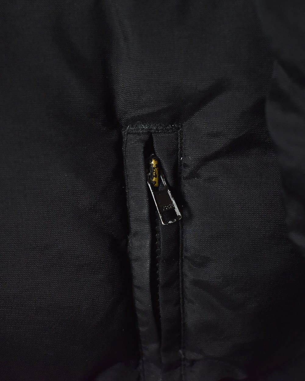 Black Fila Puffer Jacket - Medium