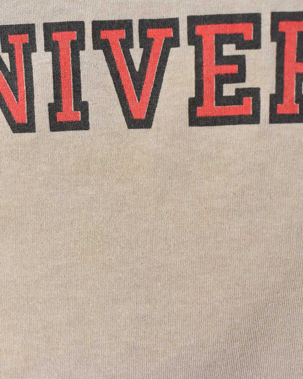 Brown Indiana University Single Stitch T-Shirt - Medium