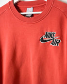 Red Nike Air Sweatshirt - Large