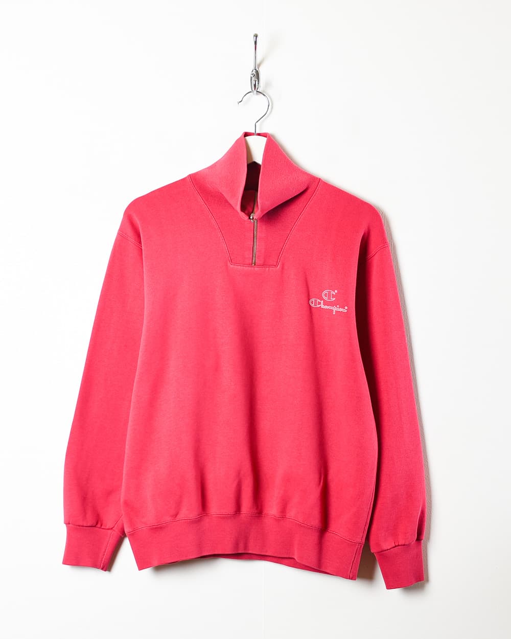 Champion 1/4 Zip Sweatshirt - Small - Domno Vintage 