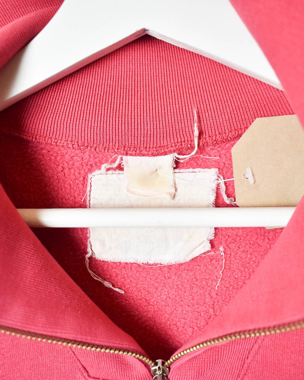 Champion 1/4 Zip Sweatshirt - Small - Domno Vintage 