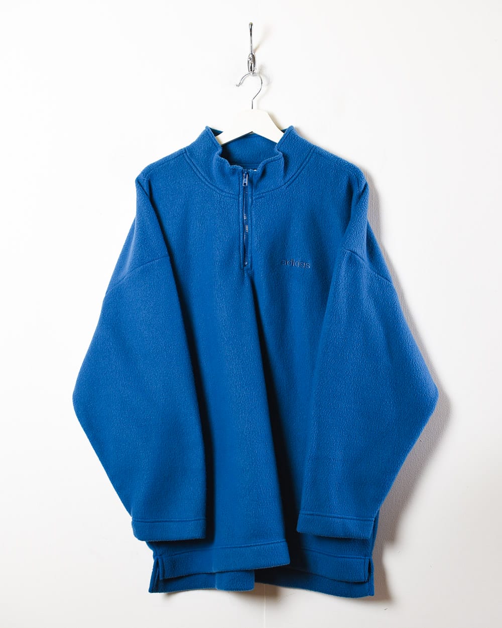 Blue Adidas 1/4 Zip Fleece - X-Large
