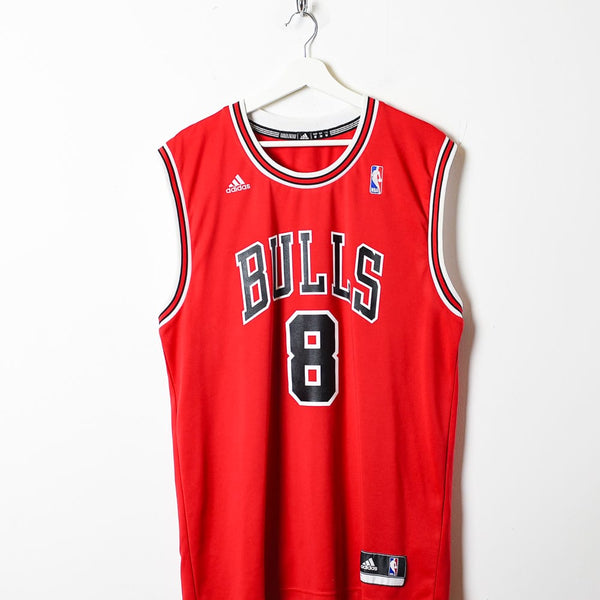 ADIDAS CHICAGO BULLS BASKETBALL JERSEY, #36, NO NAME, RED