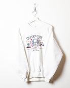 White Crazy Shirt Golden Gate San Francisco Sweatshirt - Large