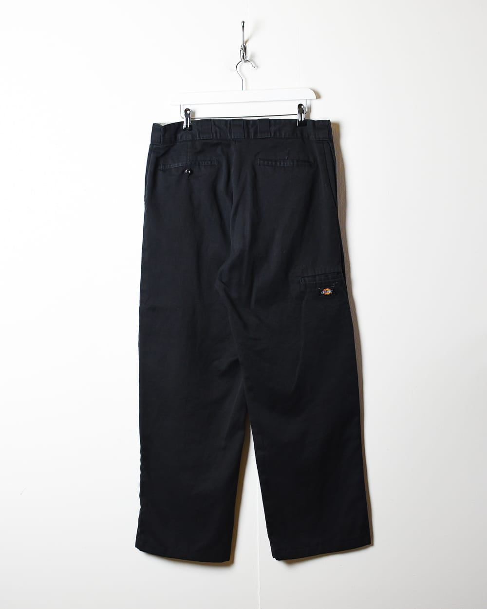 Black Dickies Distressed Loose Fit Double Knee Trousers - W36 L31