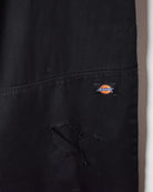 Black Dickies Distressed Loose Fit Double Knee Trousers - W36 L31