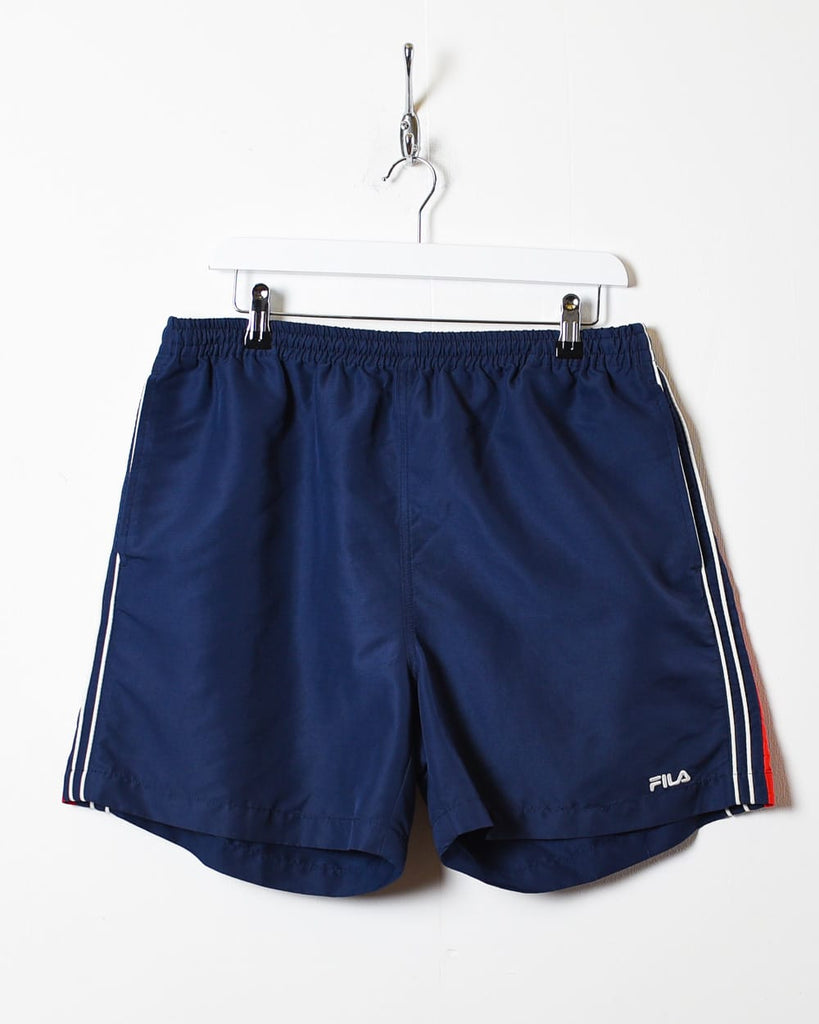 navy blue fila shorts