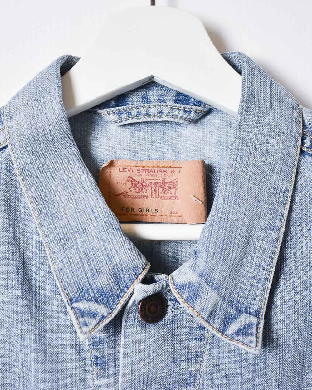 Blue Levi's Denim Jacket - X-Small Women's