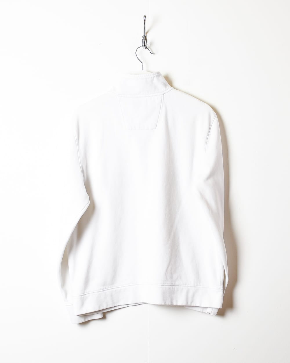 White Nautica 1/4 Zip Sweatshirt - Small