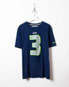 Navy Nike NFL Seattle Seahawks T-Shirt - Large