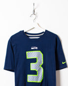 Navy Nike NFL Seattle Seahawks T-Shirt - Large