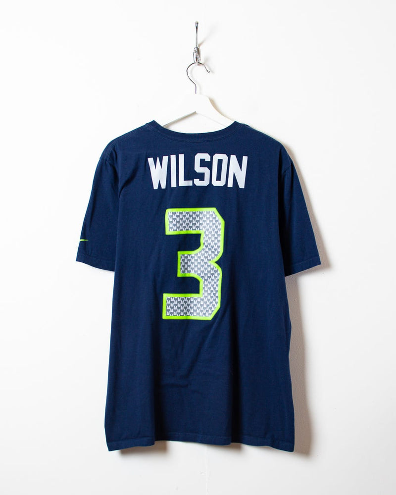 Vintage 00s Navy Nike NFL Seattle Seahawks T-Shirt - Large Cotton– Domno  Vintage