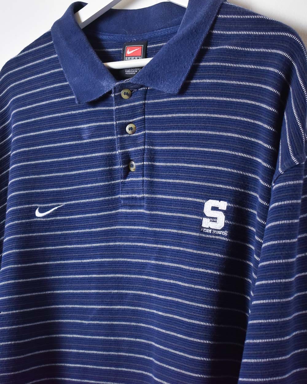 Navy Nike Team Penn State Collared Sweatshirt - XX-Large