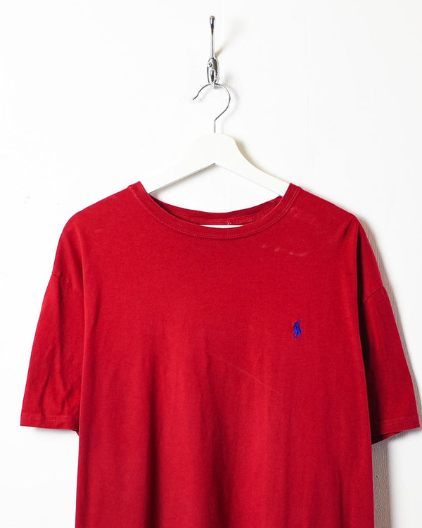 Red Polo Ralph Lauren T-Shirt - X-Large