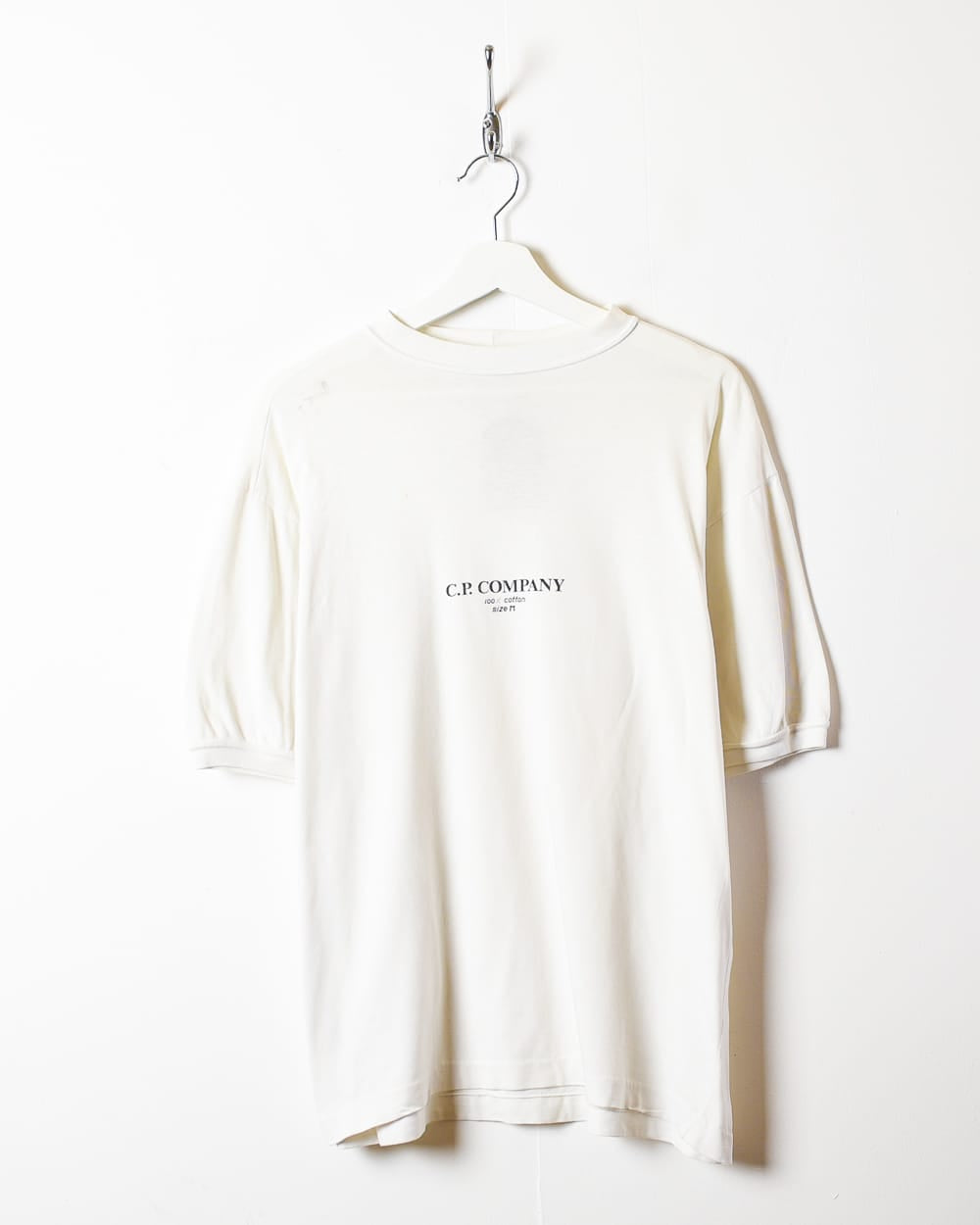 White CP Company T-Shirt - Medium