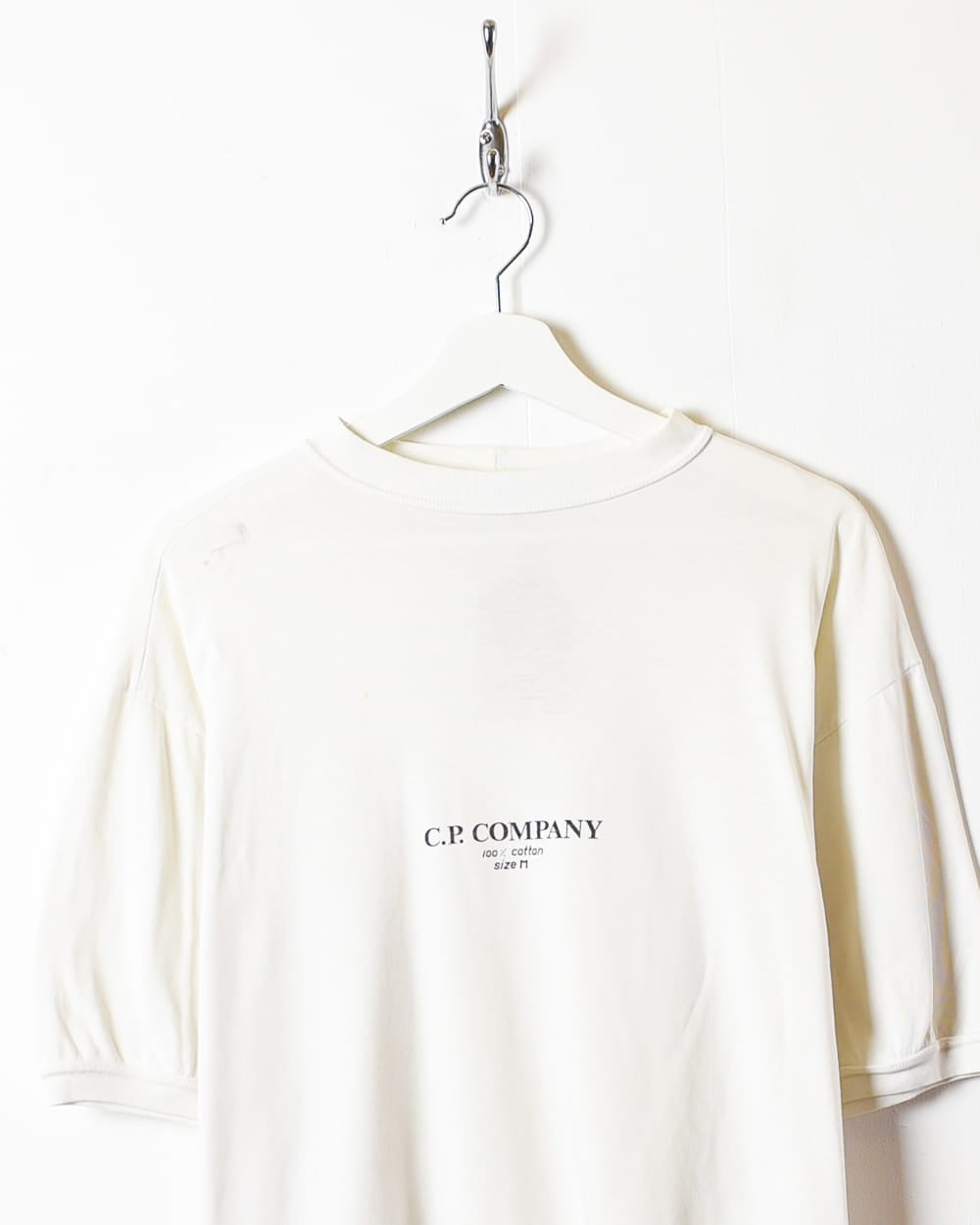 White CP Company T-Shirt - Medium