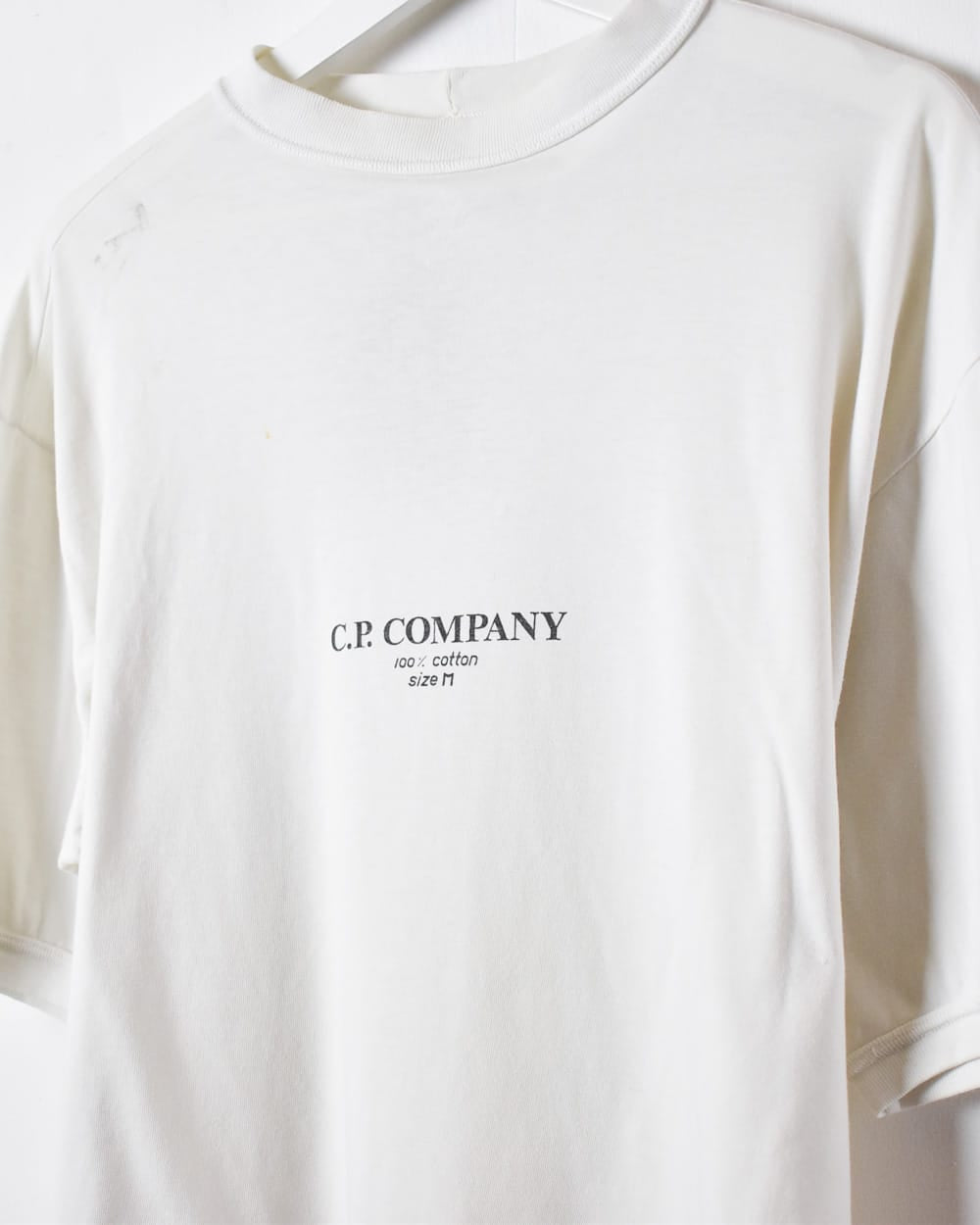 White CP Company T-Shirt - Medium