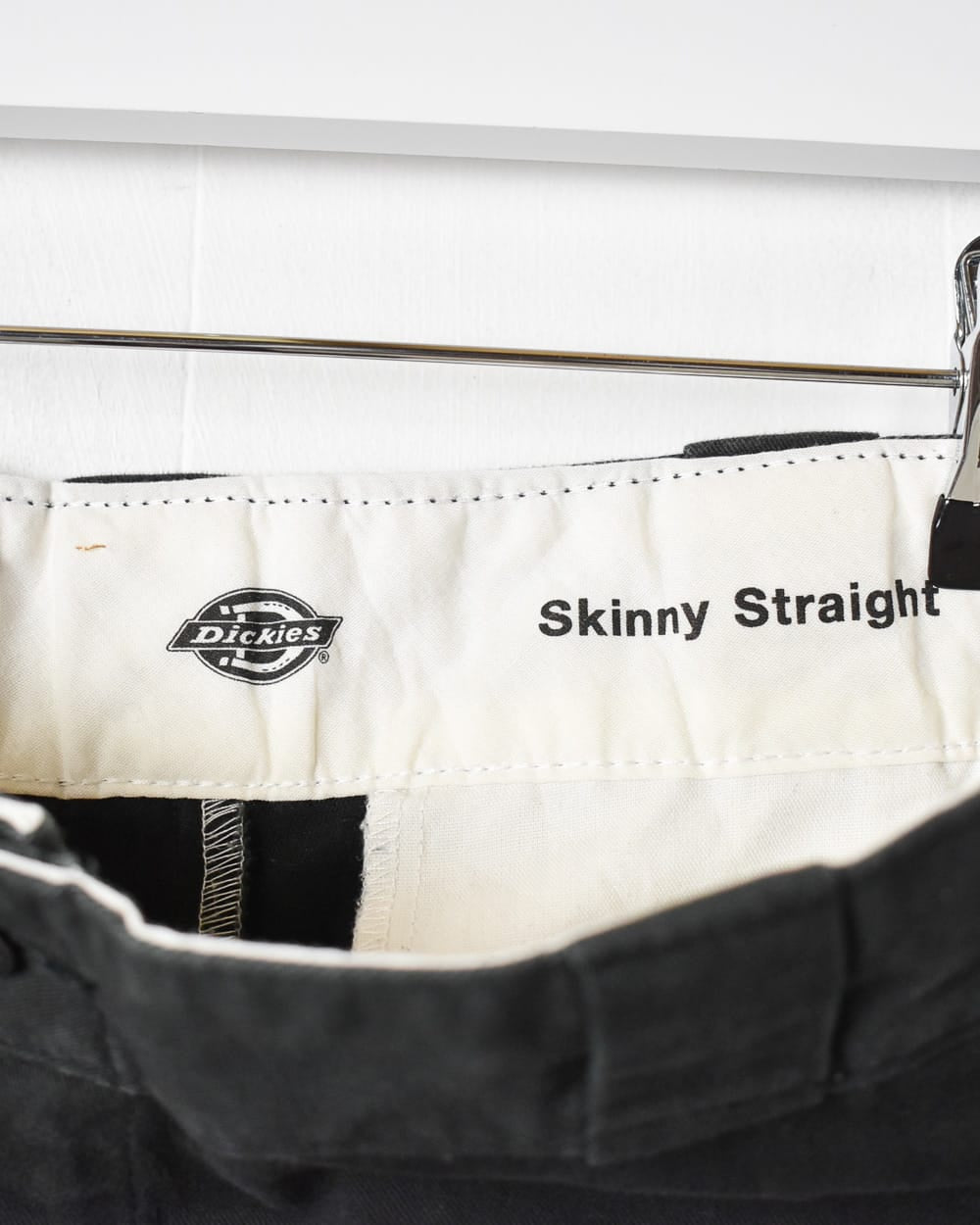 Black Dickies Skinny Straight Trousers - W32 L29