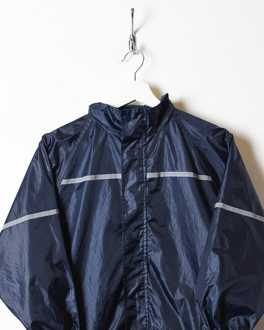 Navy Dickies Windbreaker Jacket - Small Women's