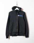 Black Nike Athletic Zip-Through Hoodie - Small