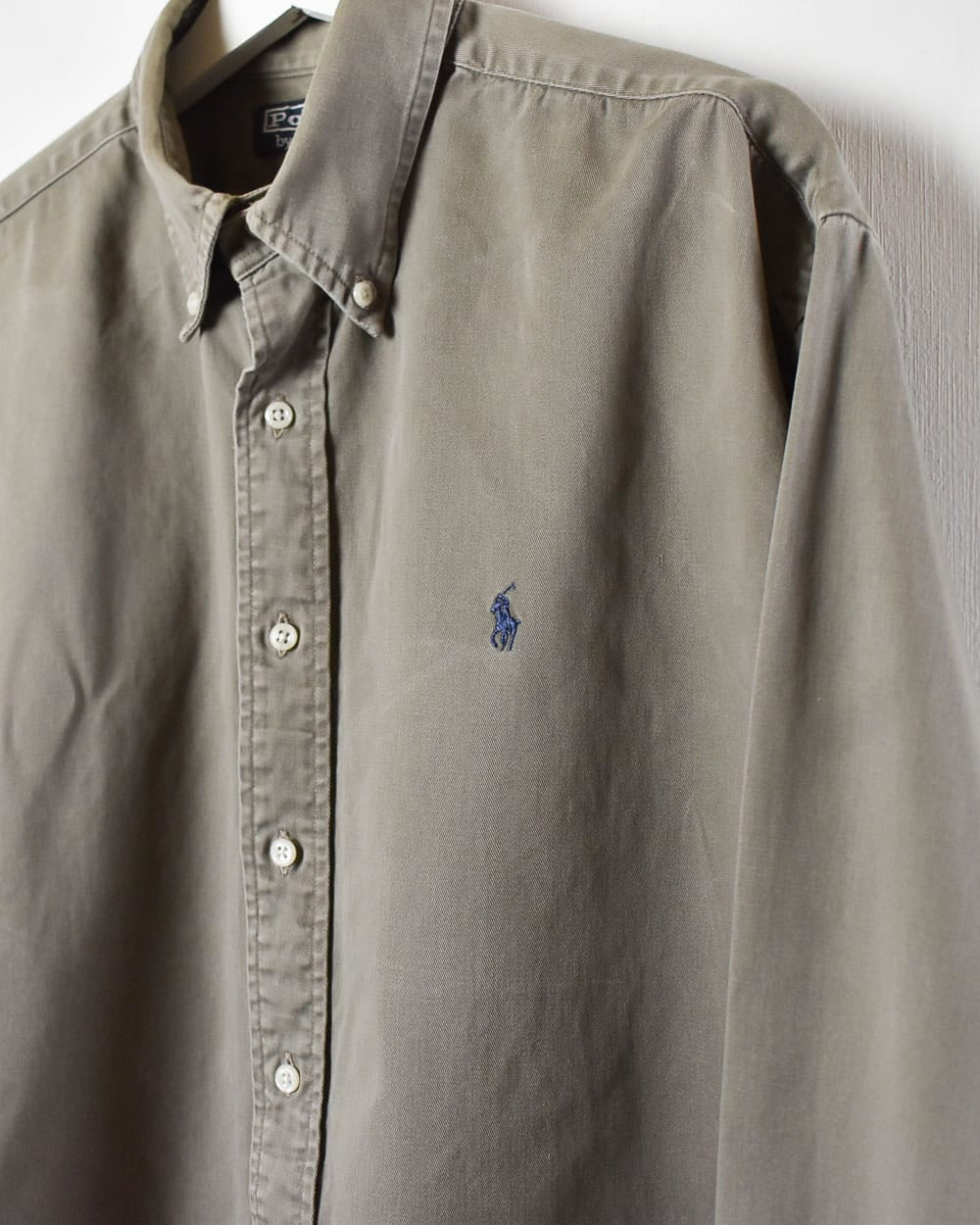 Grey Polo Ralph Lauren Blake Shirt - Large