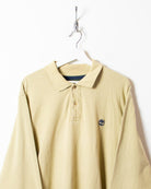Neutral Timberland Long Sleeved Polo Shirt - Large
