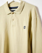 Neutral Timberland Long Sleeved Polo Shirt - Large
