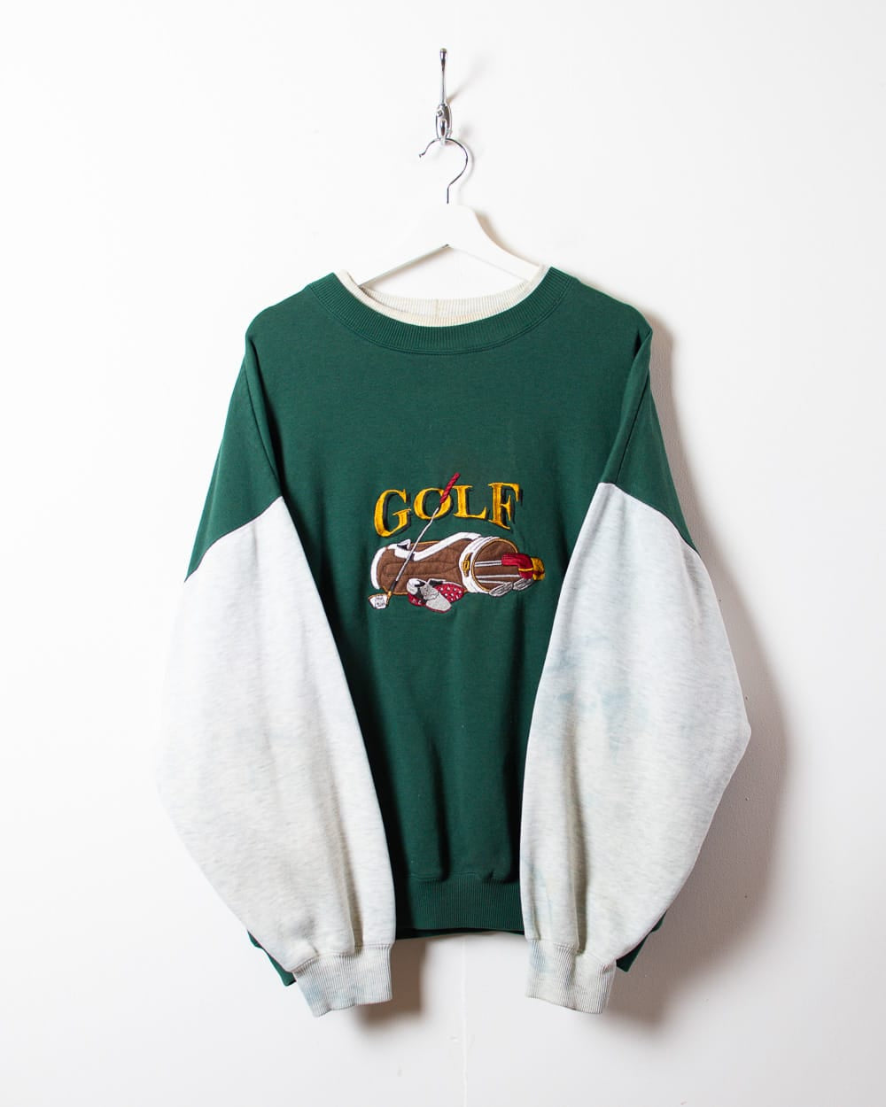 Green Golf Double Neck Sweatshirt - Large