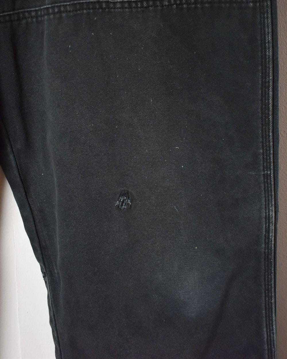 Black Dickies Distressed Double Knee Carpenter Jeans - W34 L31