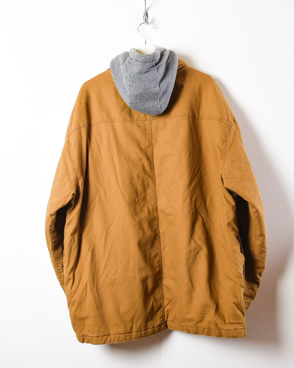 Brown Dickies Fleece Lined Hooded Overshirt Jacket - XX-Large