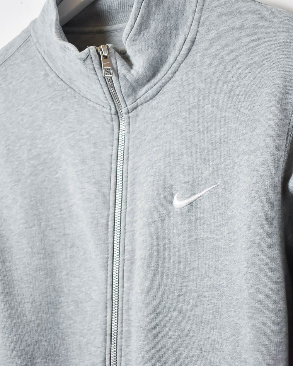 Stone Nike Zip-Through Sweatshirt - Small