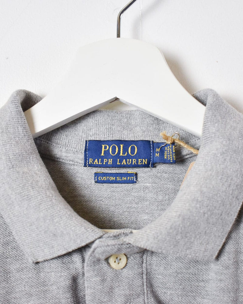 Vintage 10s+ Stone Polo Ralph Lauren Polo Bear Polo Shirt - Medium ...