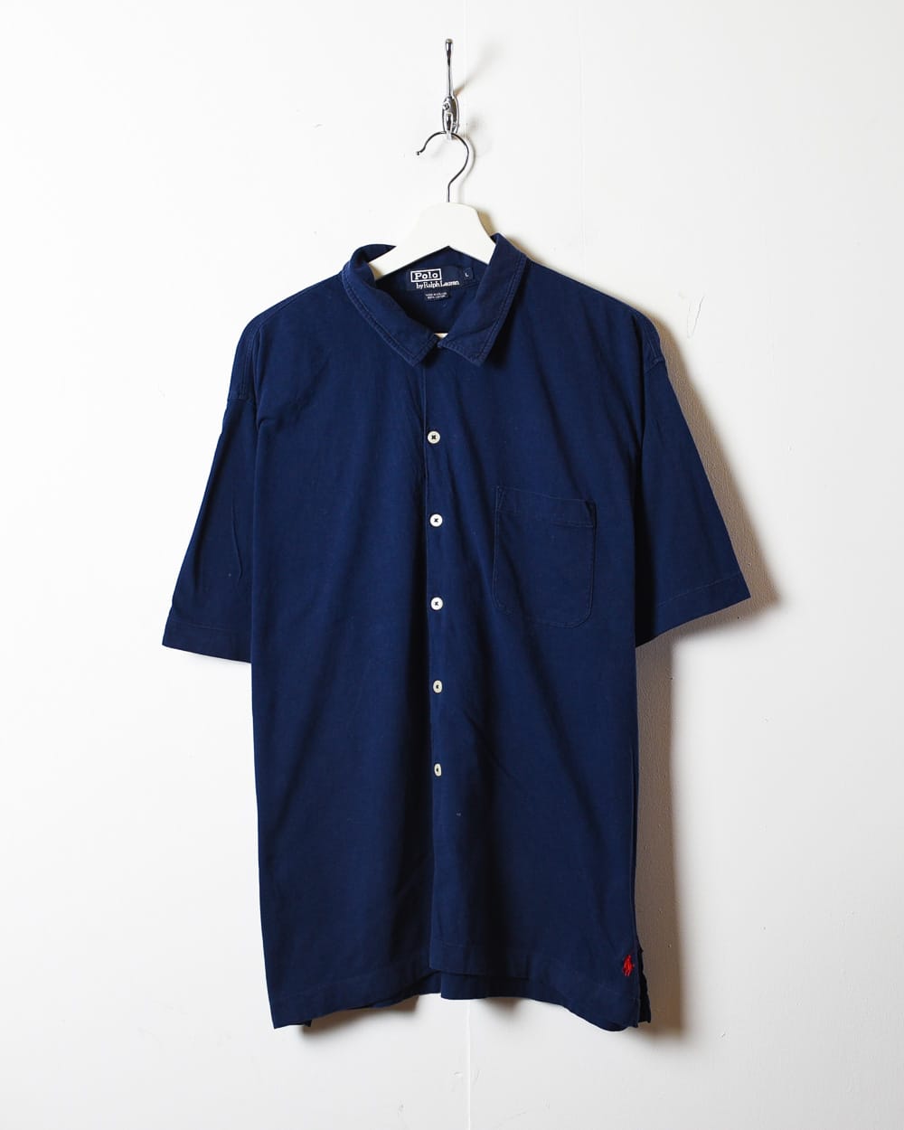 Navy Polo Ralph Lauren Short Sleeved Shirt - Large