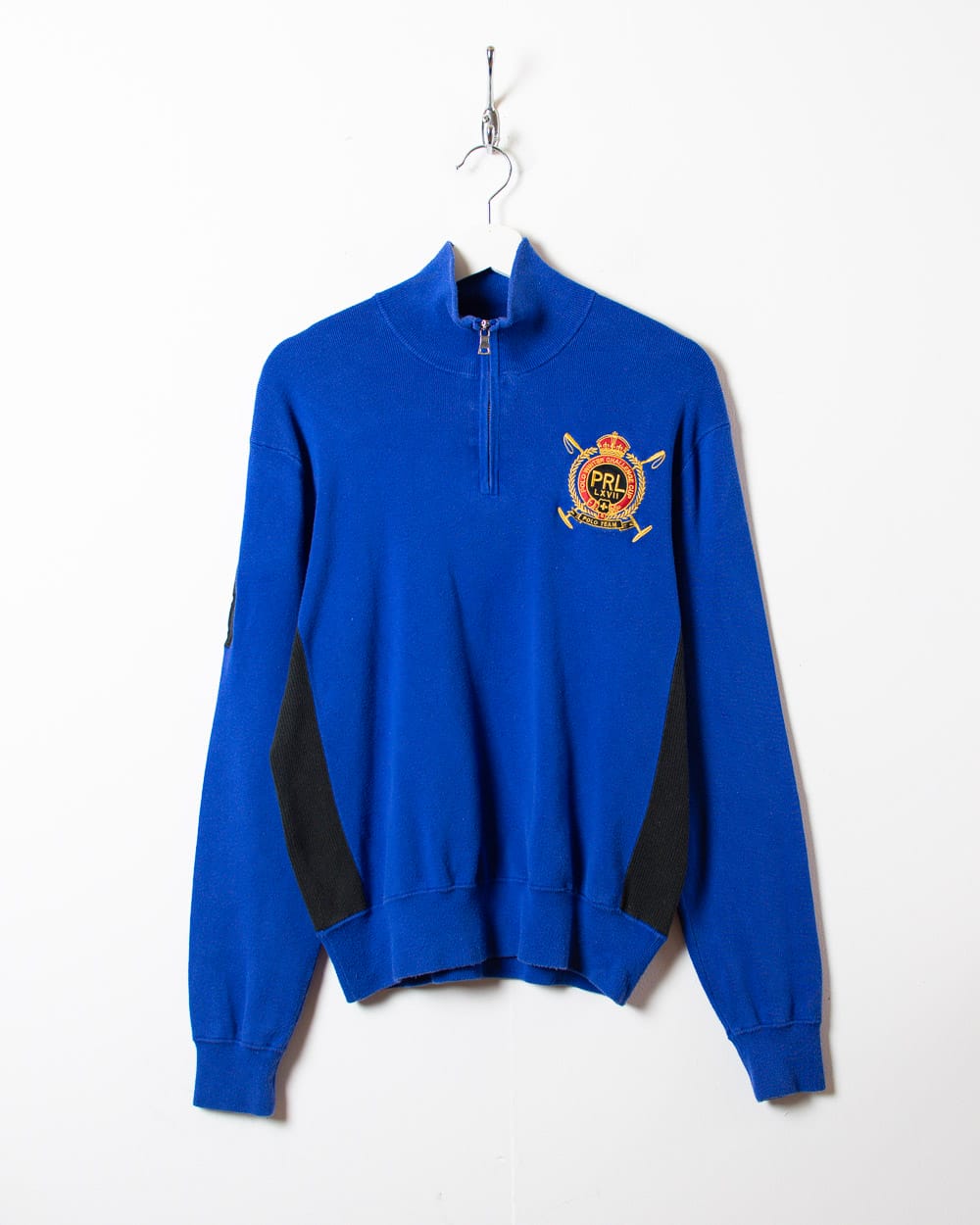 Blue Polo Ralph Lauren Winter Challenge Cup 1/4 Zip Sweatshirt - Small