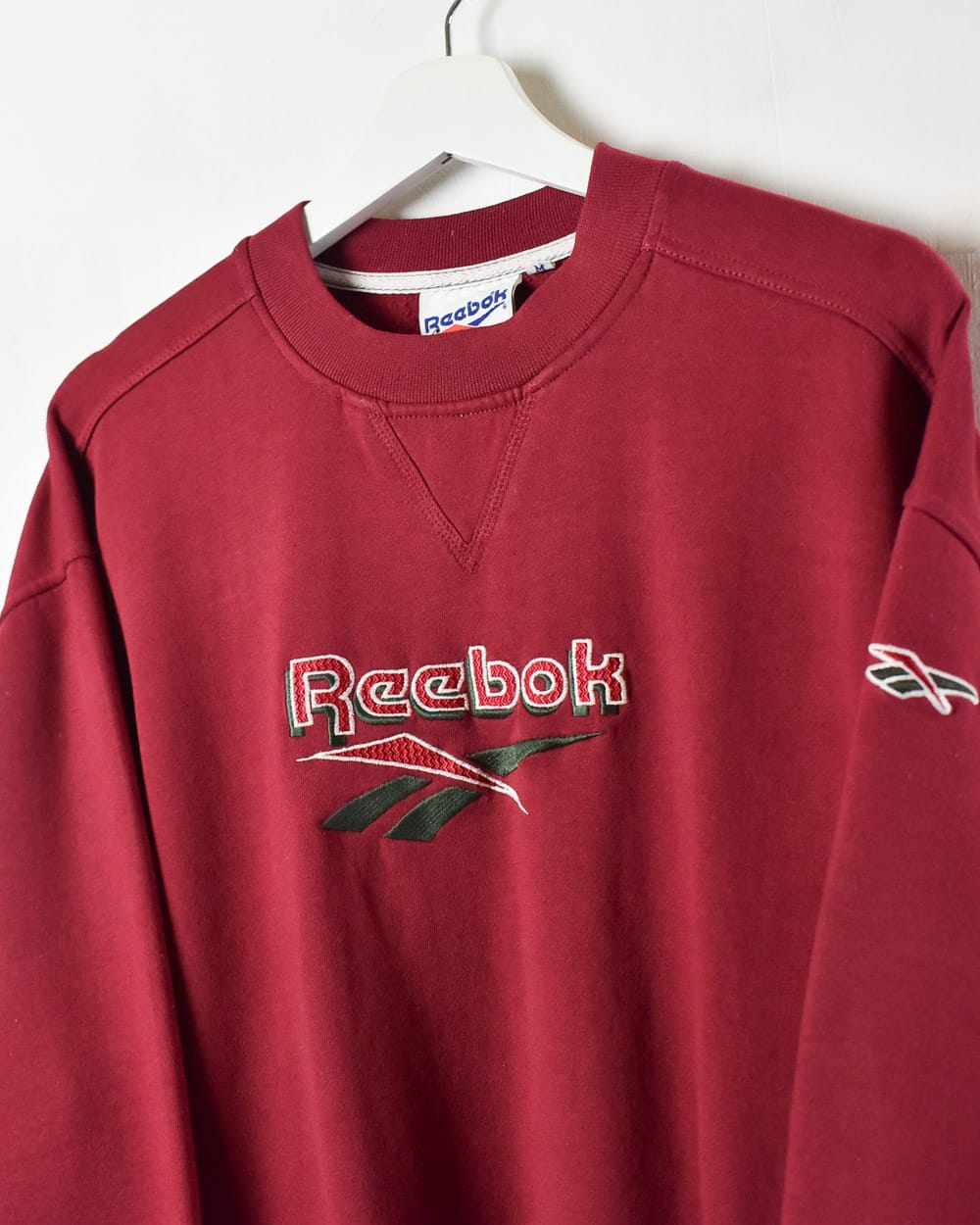 reebok vintage sweatshirt mens pink