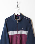 Maroon Champion Zip-Through Sweatshirt - Large