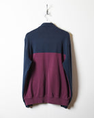 Maroon Champion Zip-Through Sweatshirt - Large