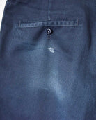 Navy Dickies Double Knee Trousers - W37 L29