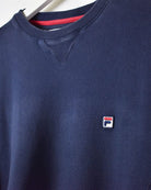 Navy Fila Sweatshirt - Large