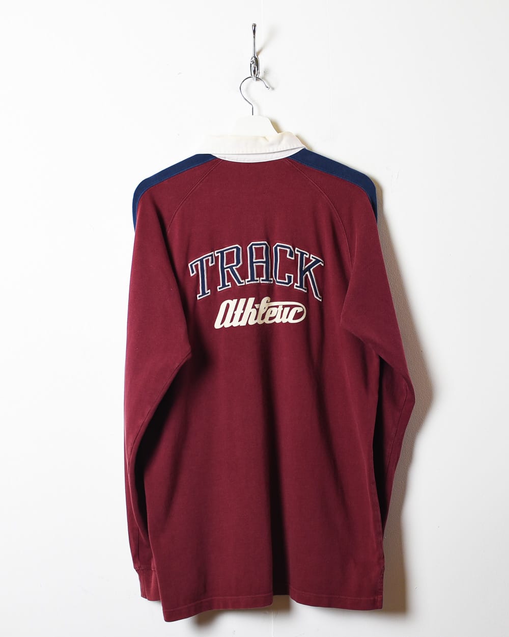 Maroon Nike Rugby Shirt - Large