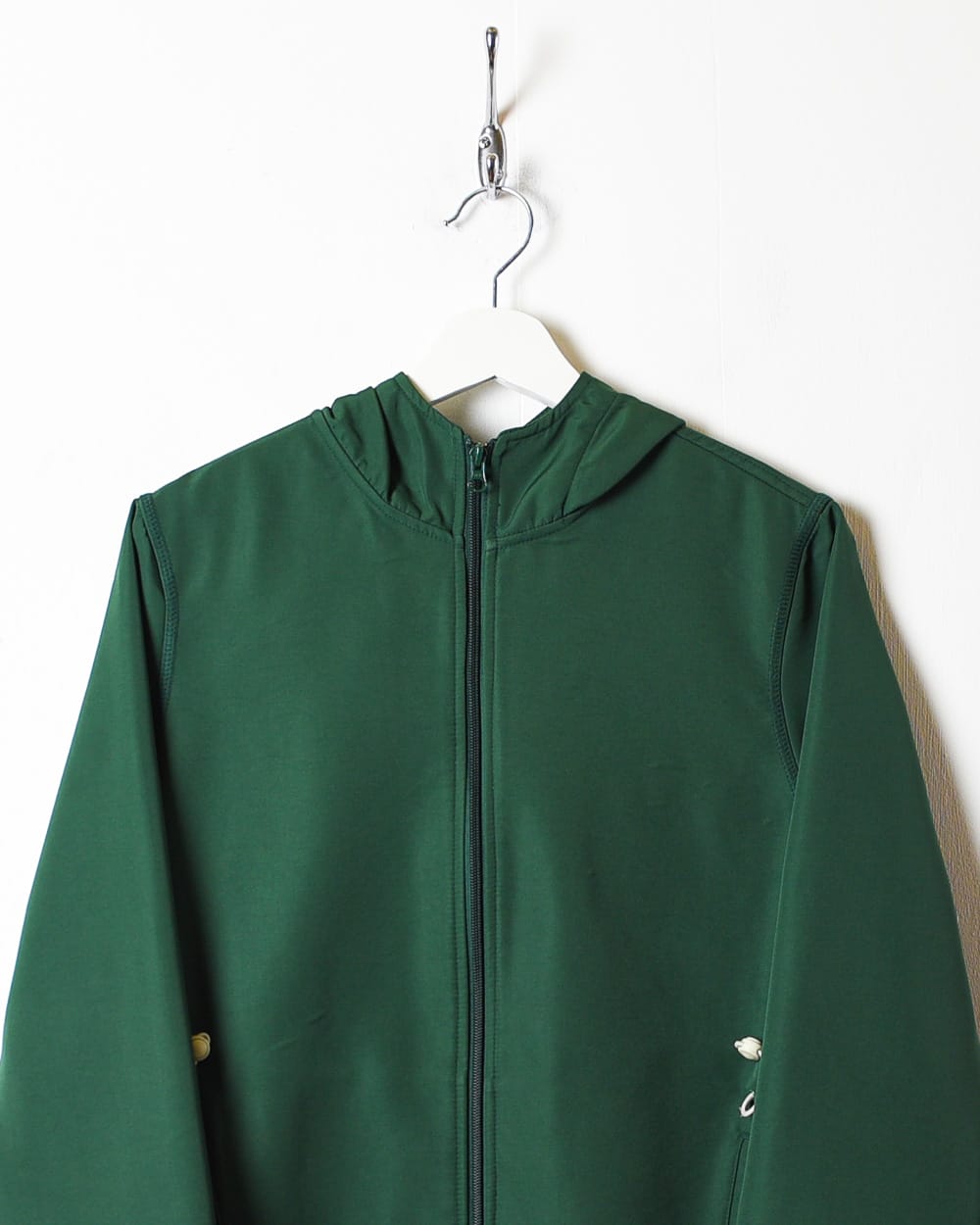 Green Nike Tech Hooded Jacket - Large Women's