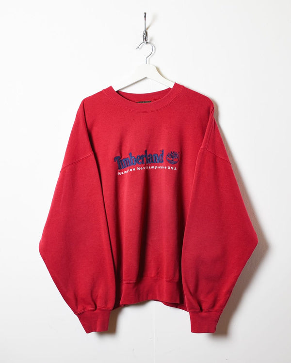 Red Timberland Sweatshirt - X-Large